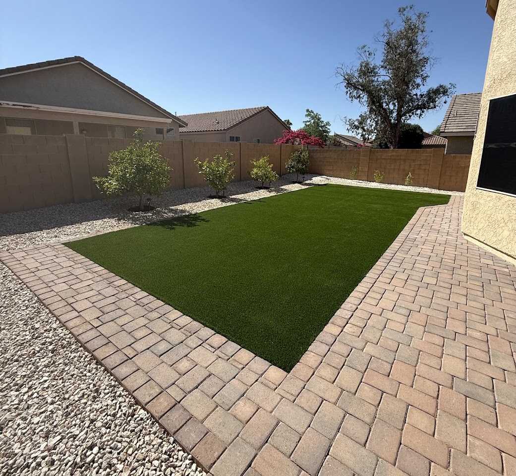 Oakswood Turf & Hardscape project